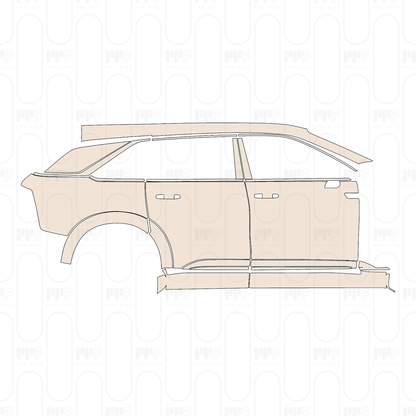 Voorgesneden PPF Cadillac Escalade IQ Sport 2025