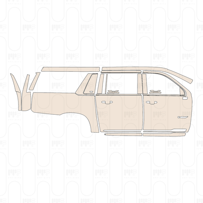 Voorgesneden PPF Cadillac Escalade-V ESV 2023
