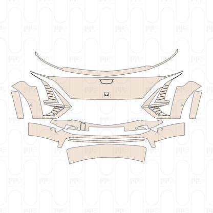 Voorgesneden PPF Cadillac LYRIQ 2022