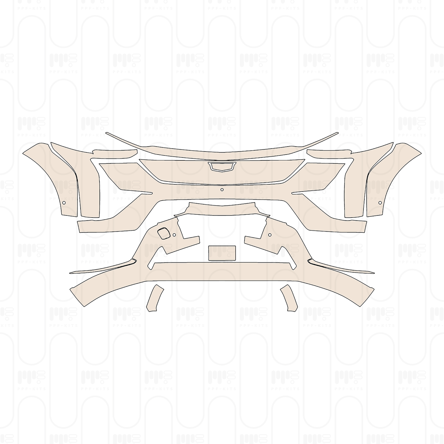 Voorgesneden PPF Cadillac OPTIQ 2024