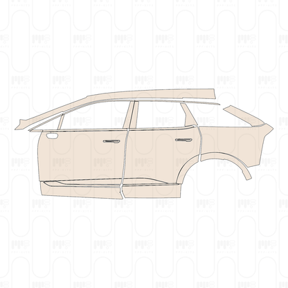 Voorgesneden PPF Cadillac OPTIQ 2024