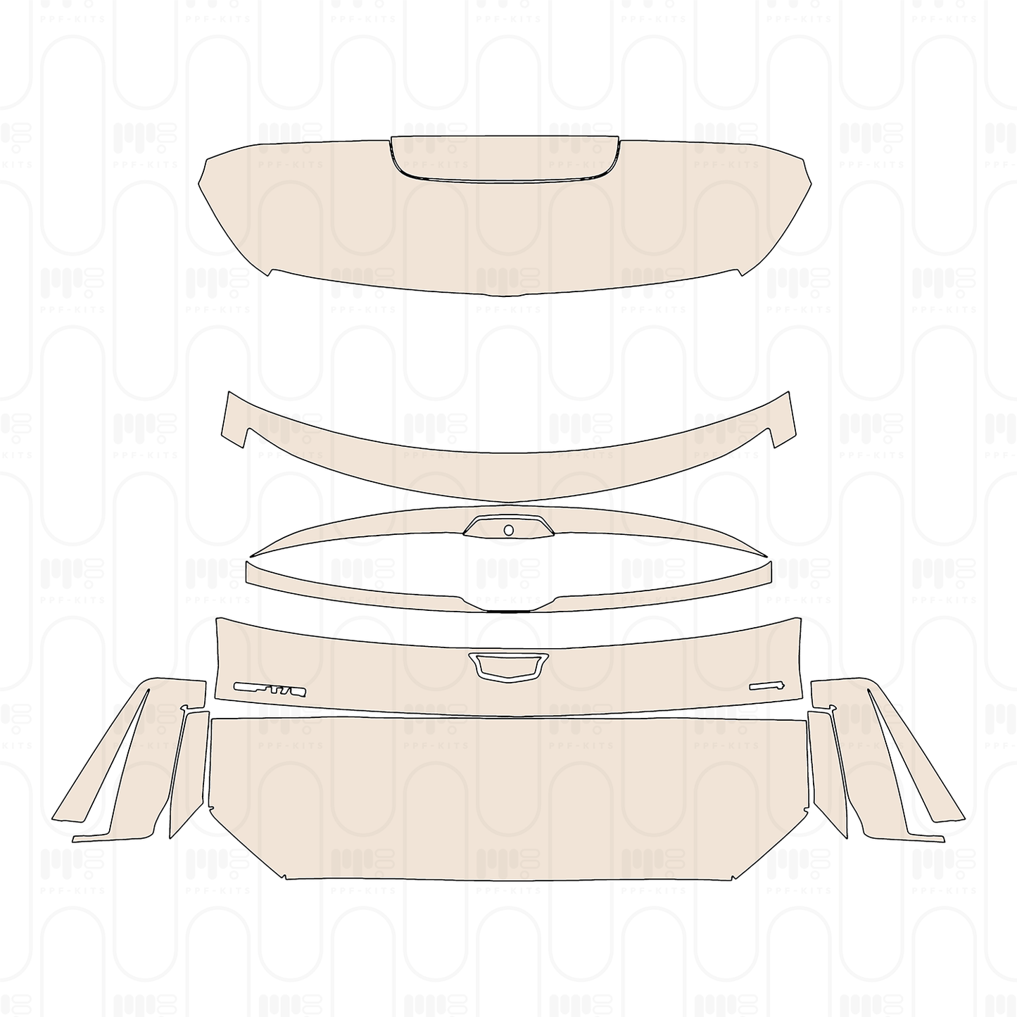 Voorgesneden PPF Cadillac OPTIQ 2024