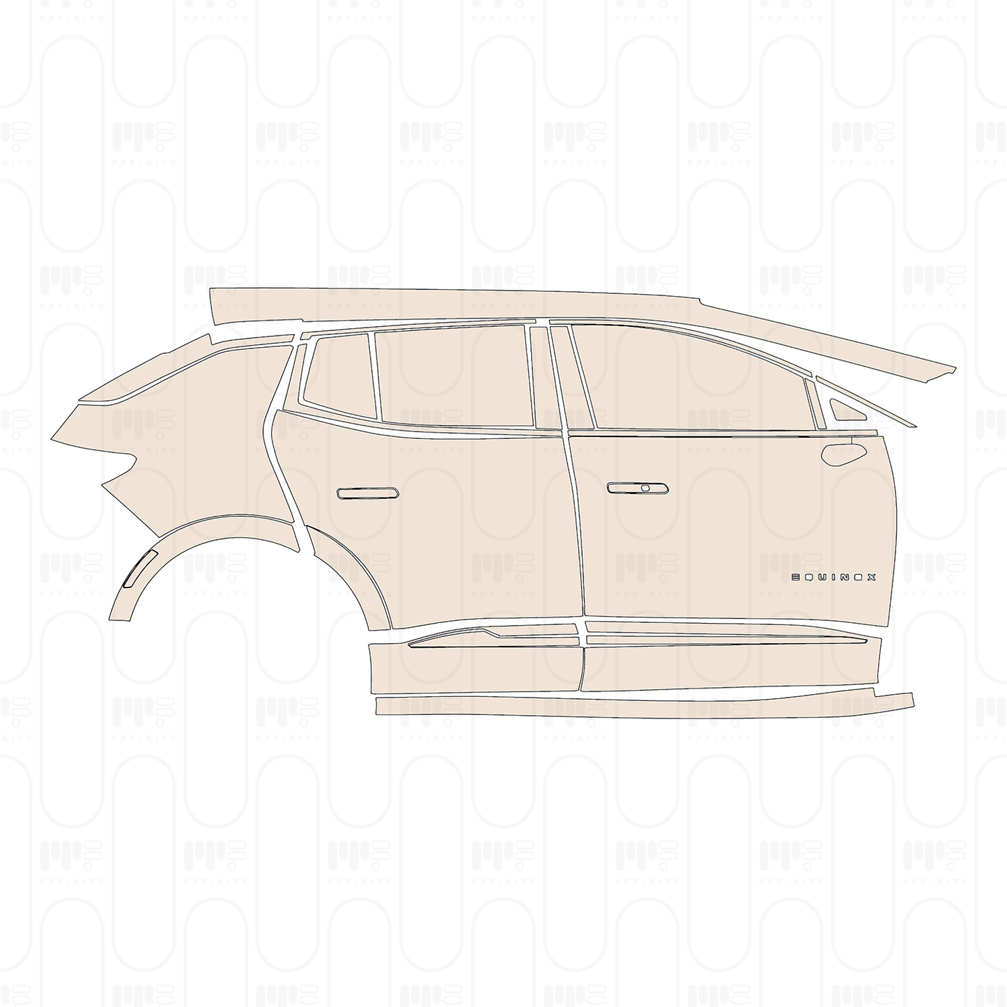 Voorgesneden PPF Chevrolet Equinox EV LT 2024