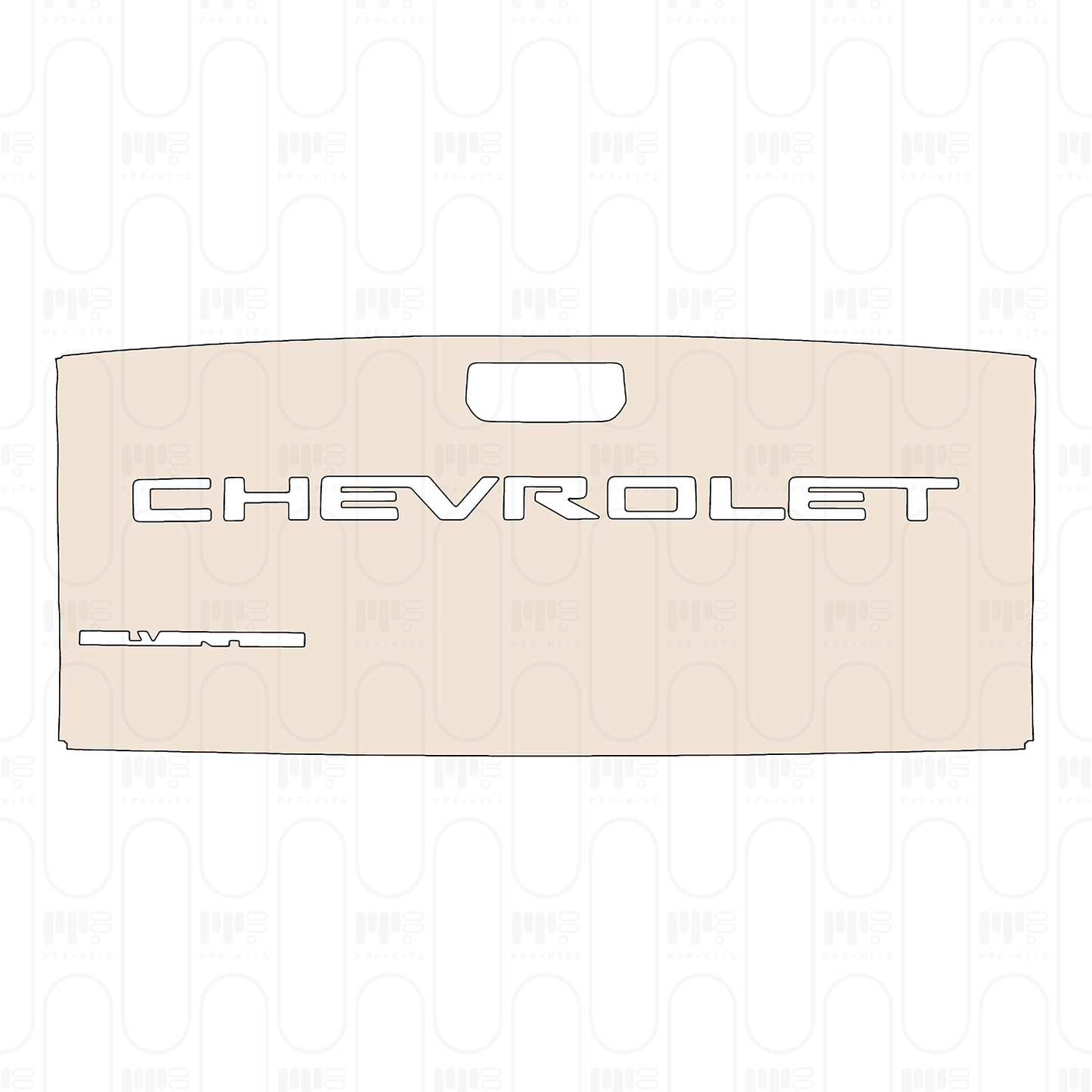 Voorgesneden PPF Chevrolet Silverado 1500 WT 2022