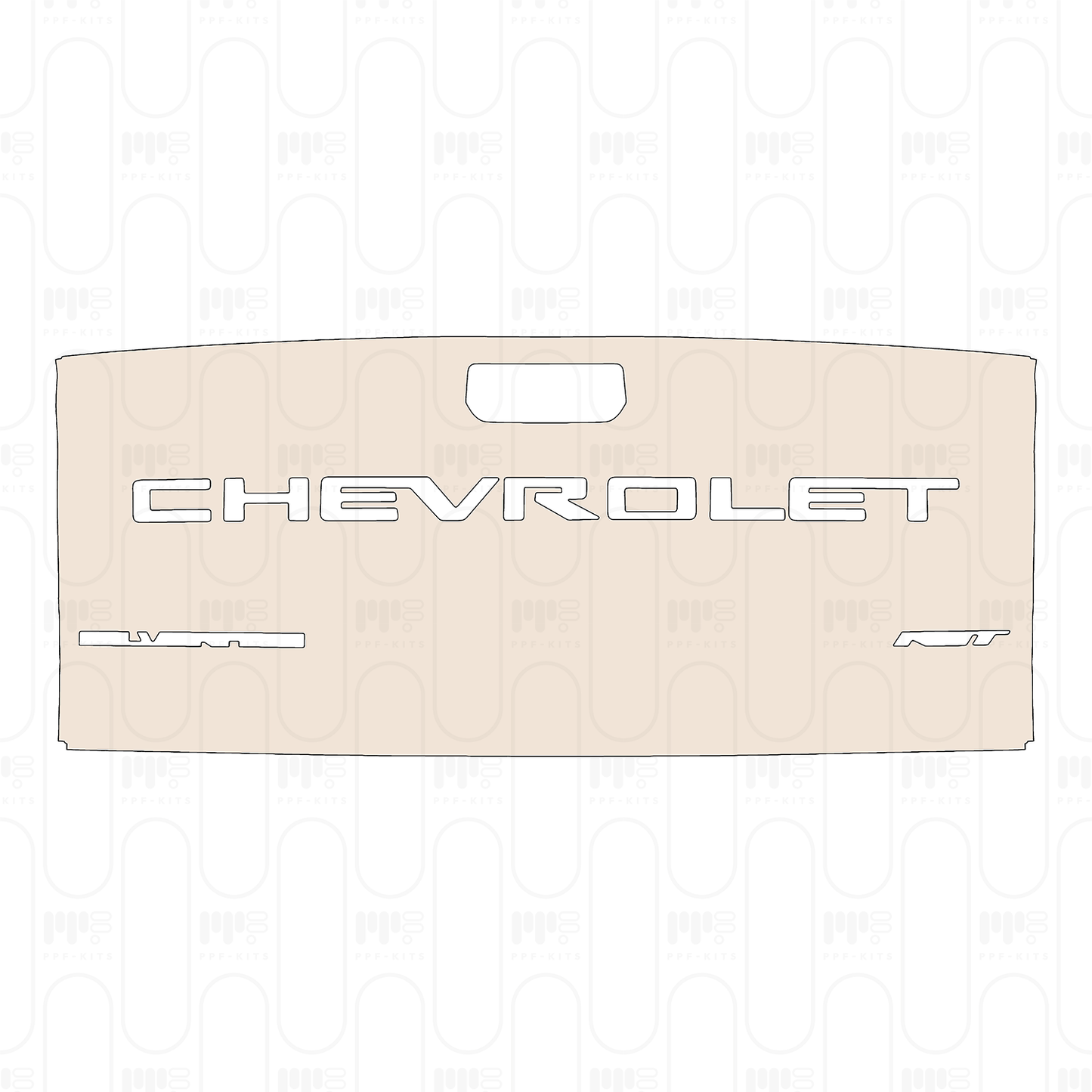 Voorgesneden PPF Chevrolet Silverado 1500 RST 2022