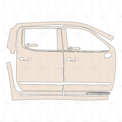 Voorgesneden PPF Chevrolet Silverado 1500 High Country 2022