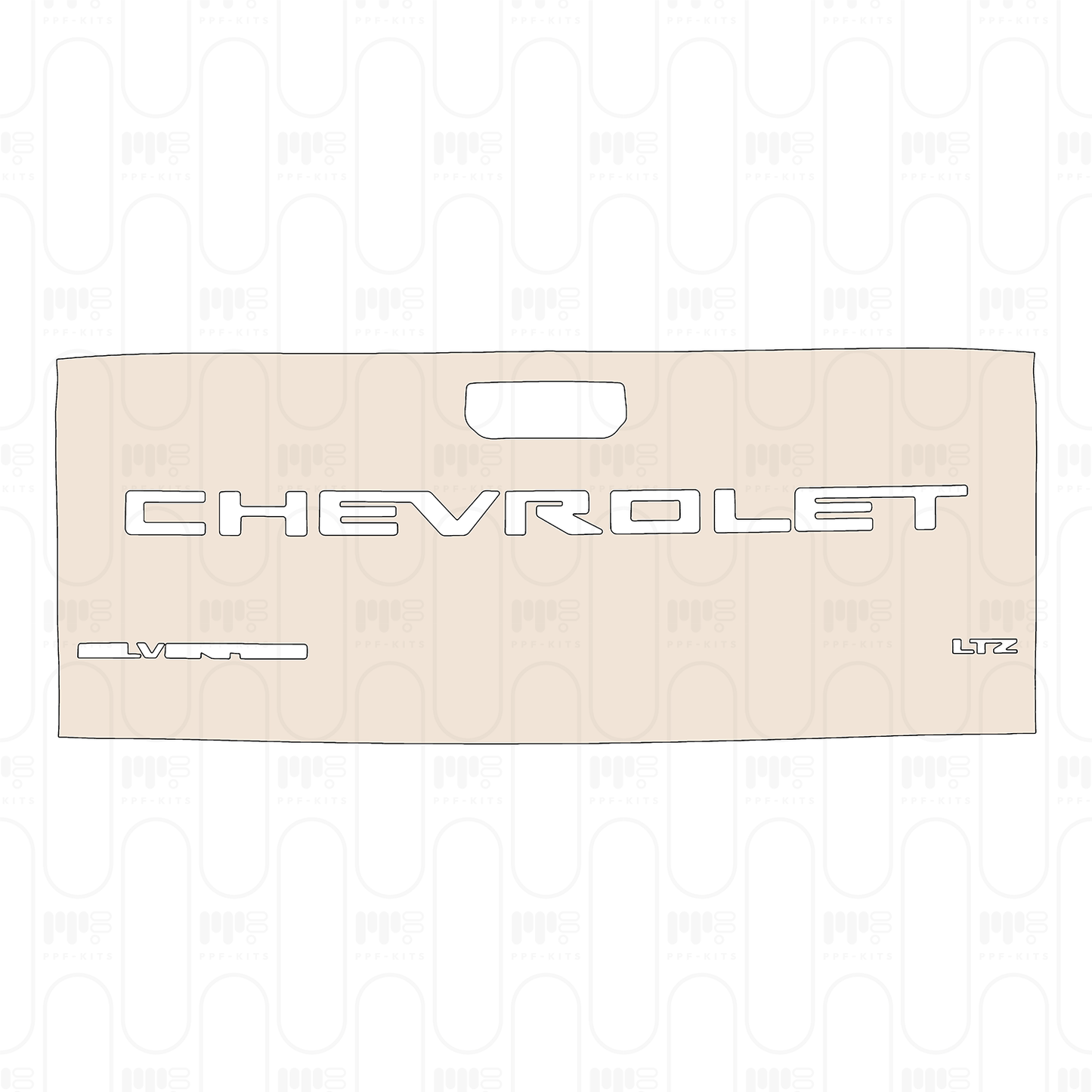 Voorgesneden PPF Chevrolet Silverado HD 2500 HD LTZ 2022