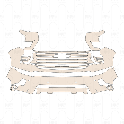 Voorgesneden PPF Chevrolet Silverado HD 2500 HD High Country 2024