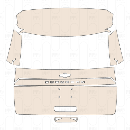 Voorgesneden PPF Chevrolet Suburban LT 2025