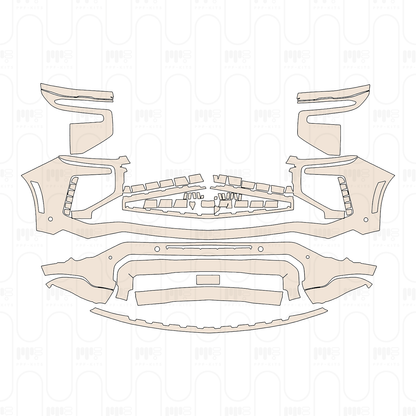 Voorgesneden PPF Chevrolet Suburban Z71 2025