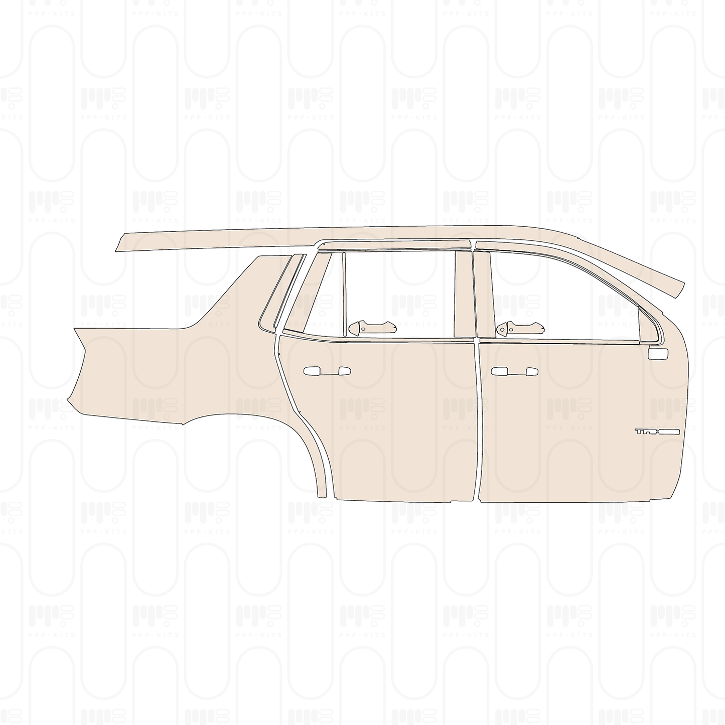 Voorgesneden PPF Chevrolet Tahoe LS 2022