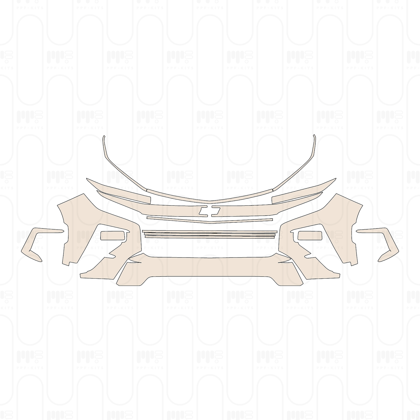 Voorgesneden PPF Chevrolet Traverse LS 2024