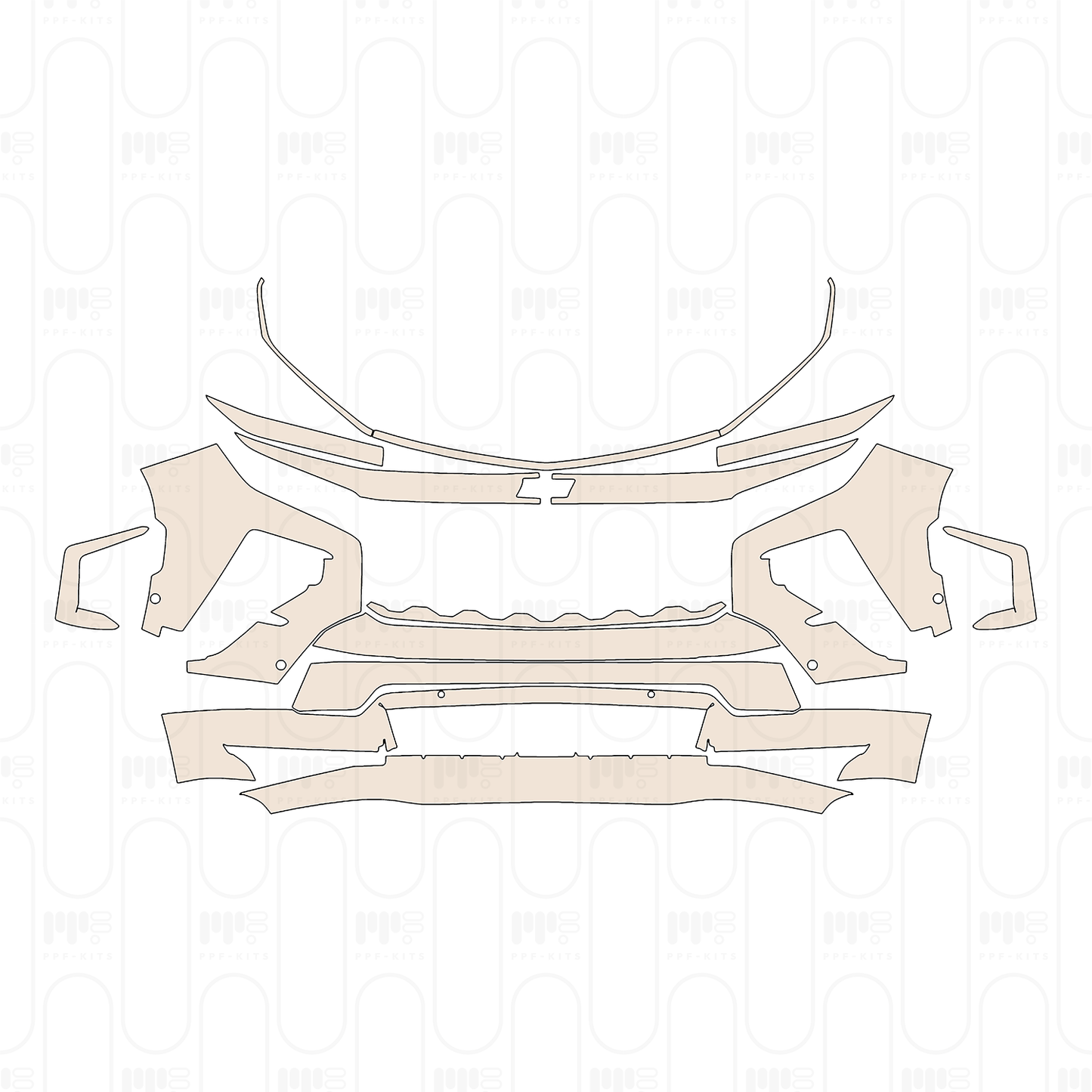 Voorgesneden PPF Chevrolet Traverse RS 2024