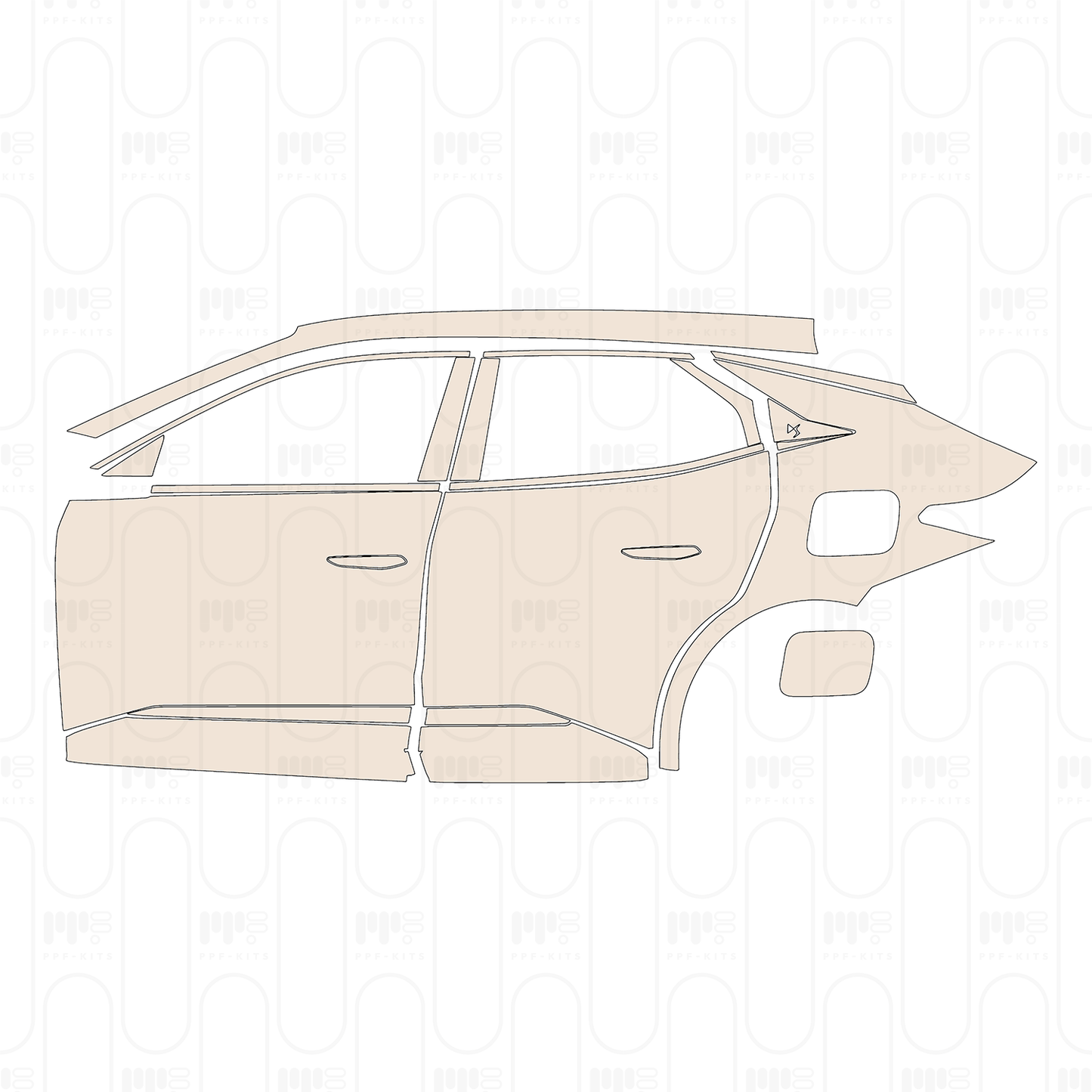 Voorgesneden PPF DS Automobiles DS 4 2023