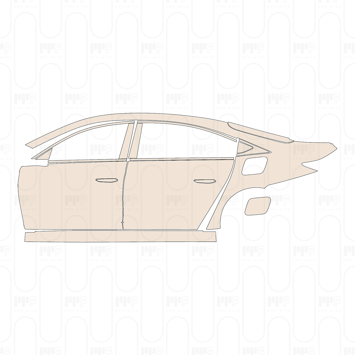 Voorgesneden PPF DS Automobiles DS 9 2022