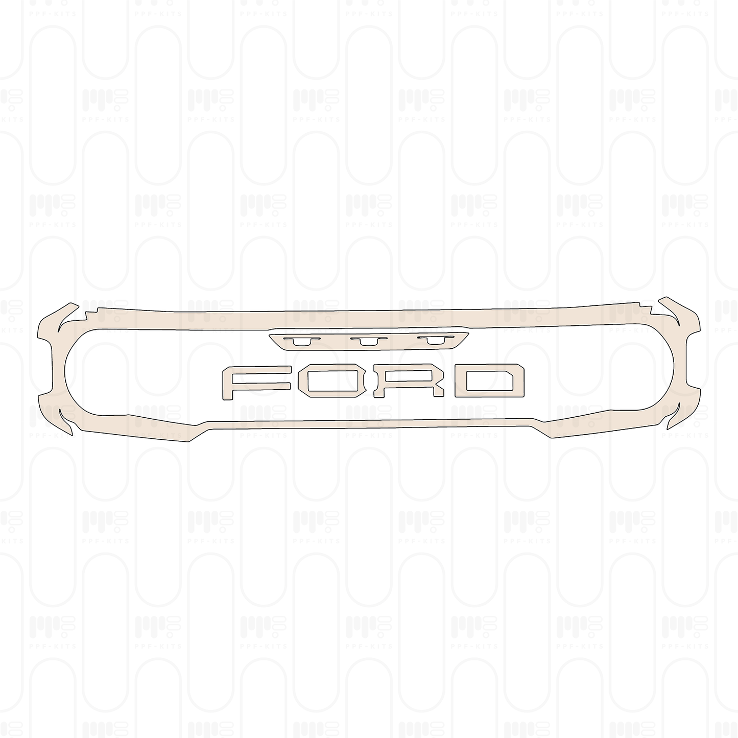 Voorgesneden PPF Ford Bronco 4 Door Raptor 2022