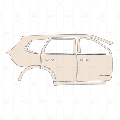 Voorgesneden PPF Ford Everest Titanium 2023