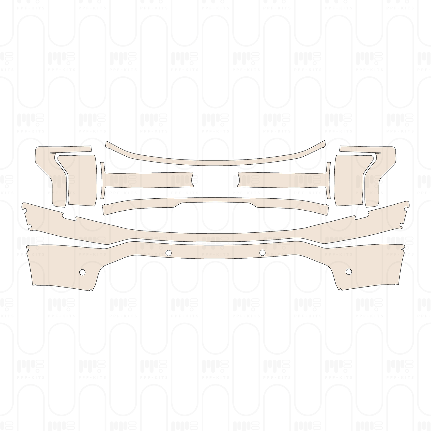 Voorgesneden PPF Ford F-150 Lightning Pro 2022