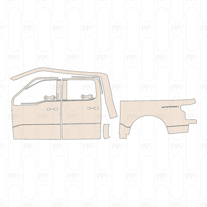 Voorgesneden PPF Ford F-150 Lightning Pro 2022