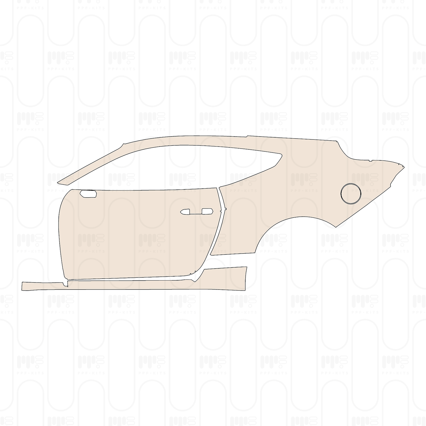 Voorgesneden PPF Ford Mustang Fastback EcoBoost 2024