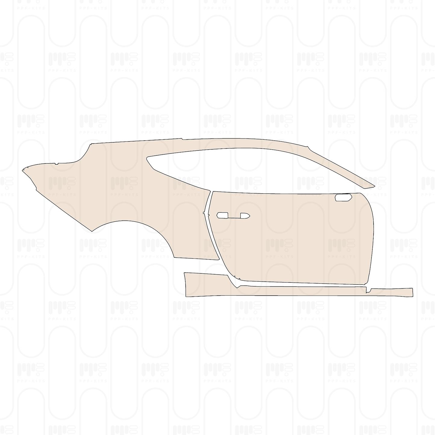 Voorgesneden PPF Ford Mustang Fastback EcoBoost 2024