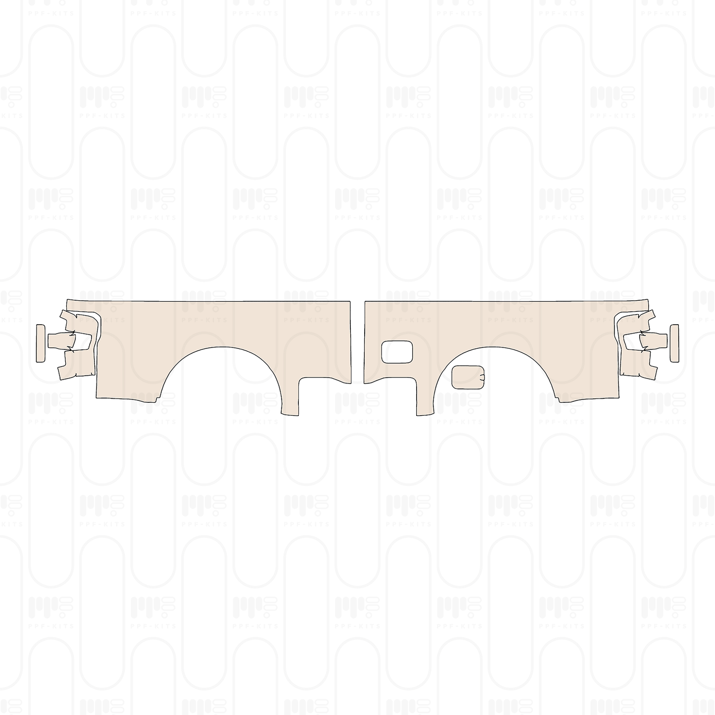 Voorgesneden PPF Ford Super Duty F-250 Crew Cab King Ranch 2023