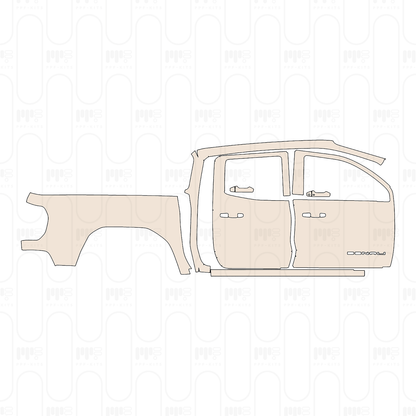 Voorgesneden PPF GMC Canyon Denali 2024