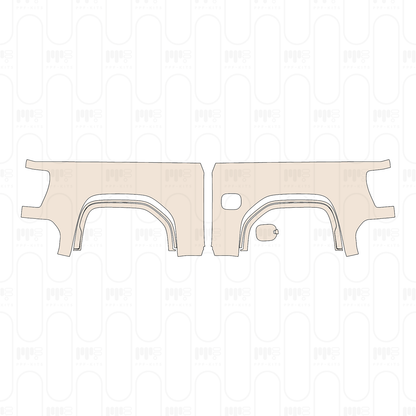 Voorgesneden PPF GMC Sierra 1500 Crew Cab ELEVATION 2022