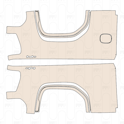 Voorgesneden PPF GMC Sierra 1500 Crew Cab ELEVATION 2022