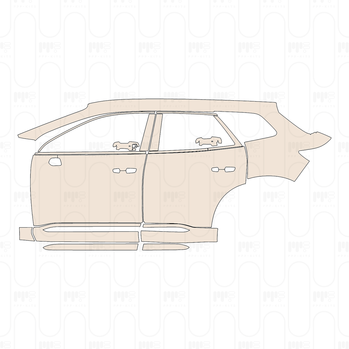 Voorgesneden PPF Honda Prologue 2024