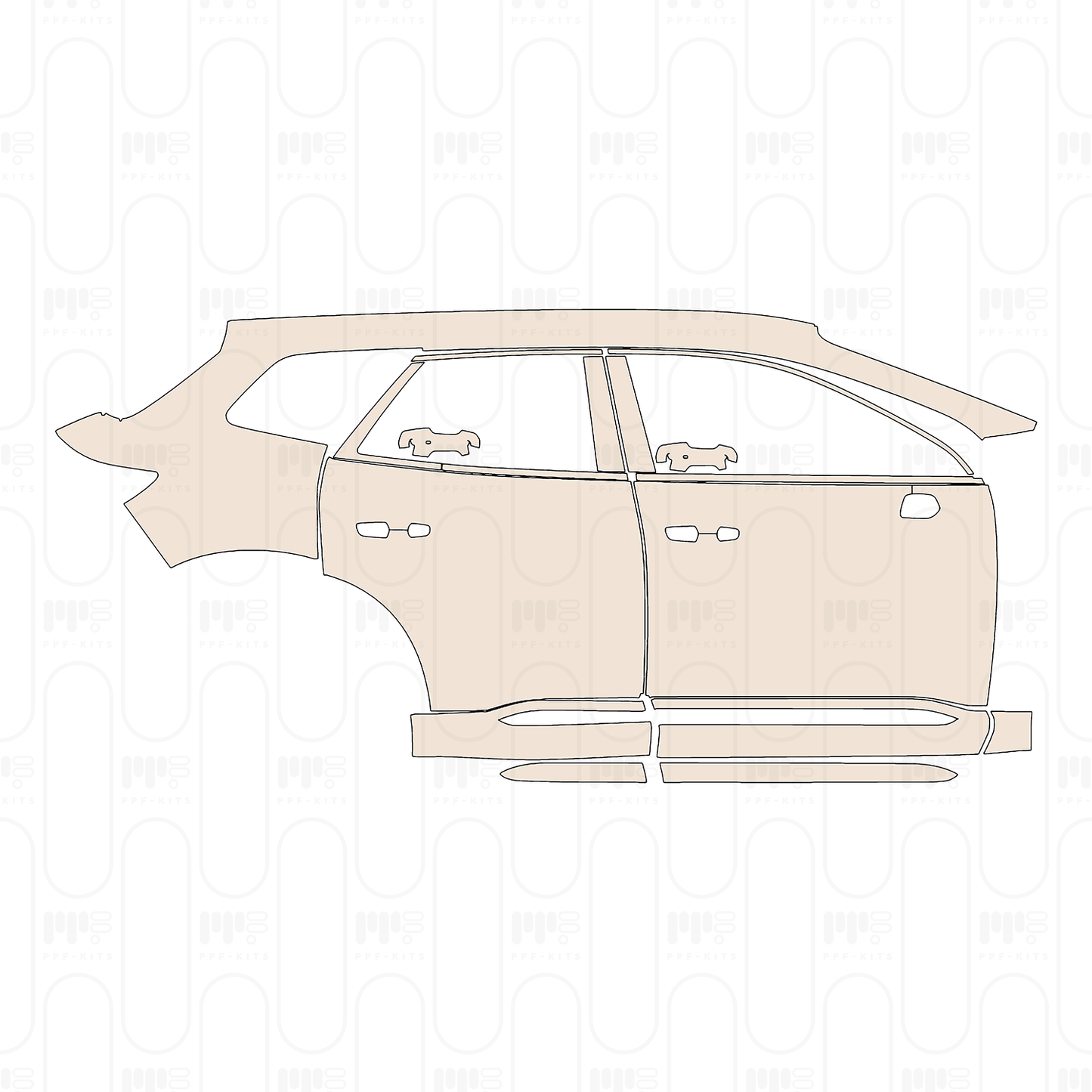 Voorgesneden PPF Honda Prologue 2024