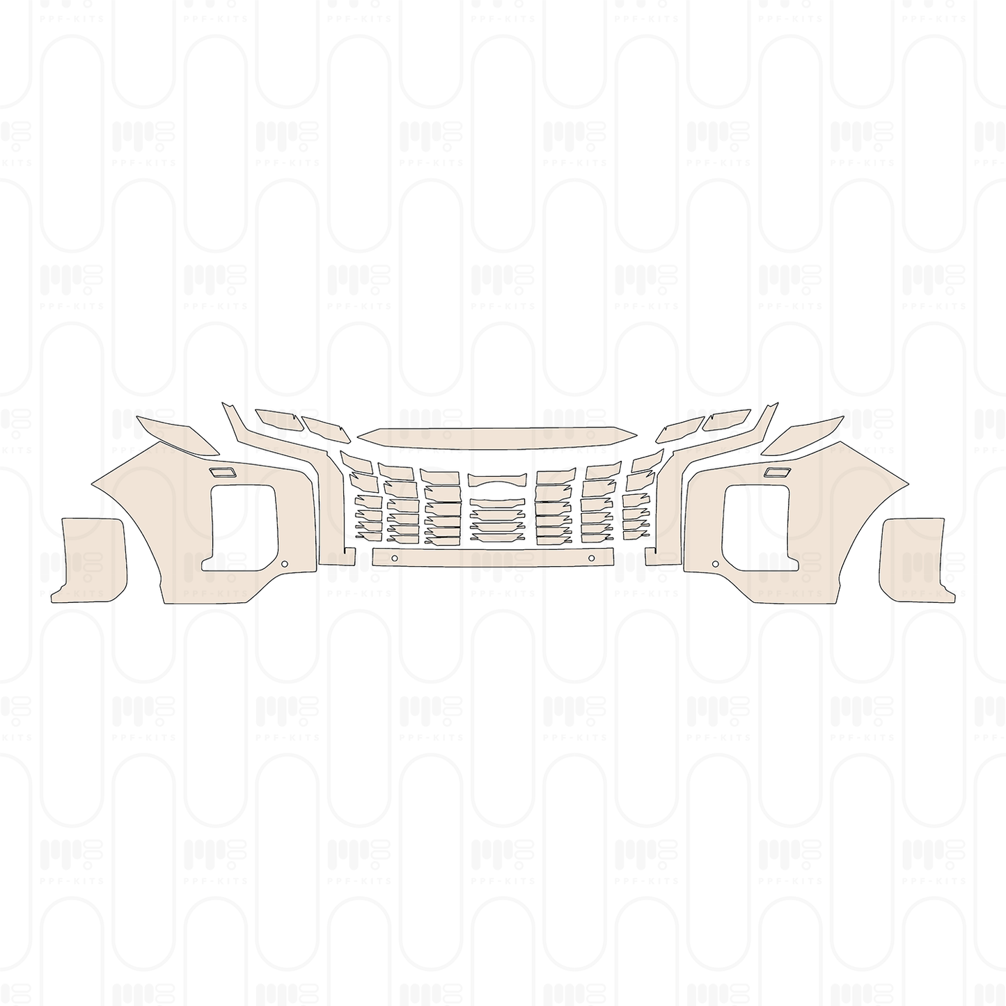 Voorgesneden PPF Hyundai Palisade SE 2023