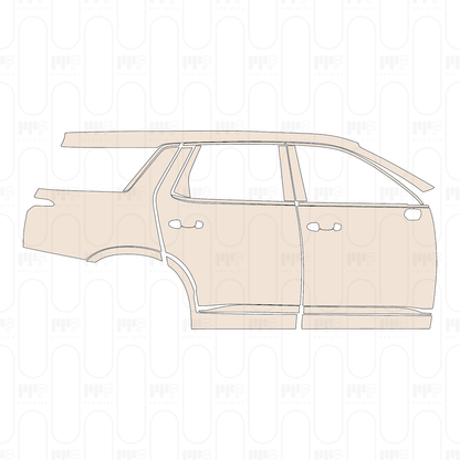 Voorgesneden PPF Hyundai Palisade XRT 2023