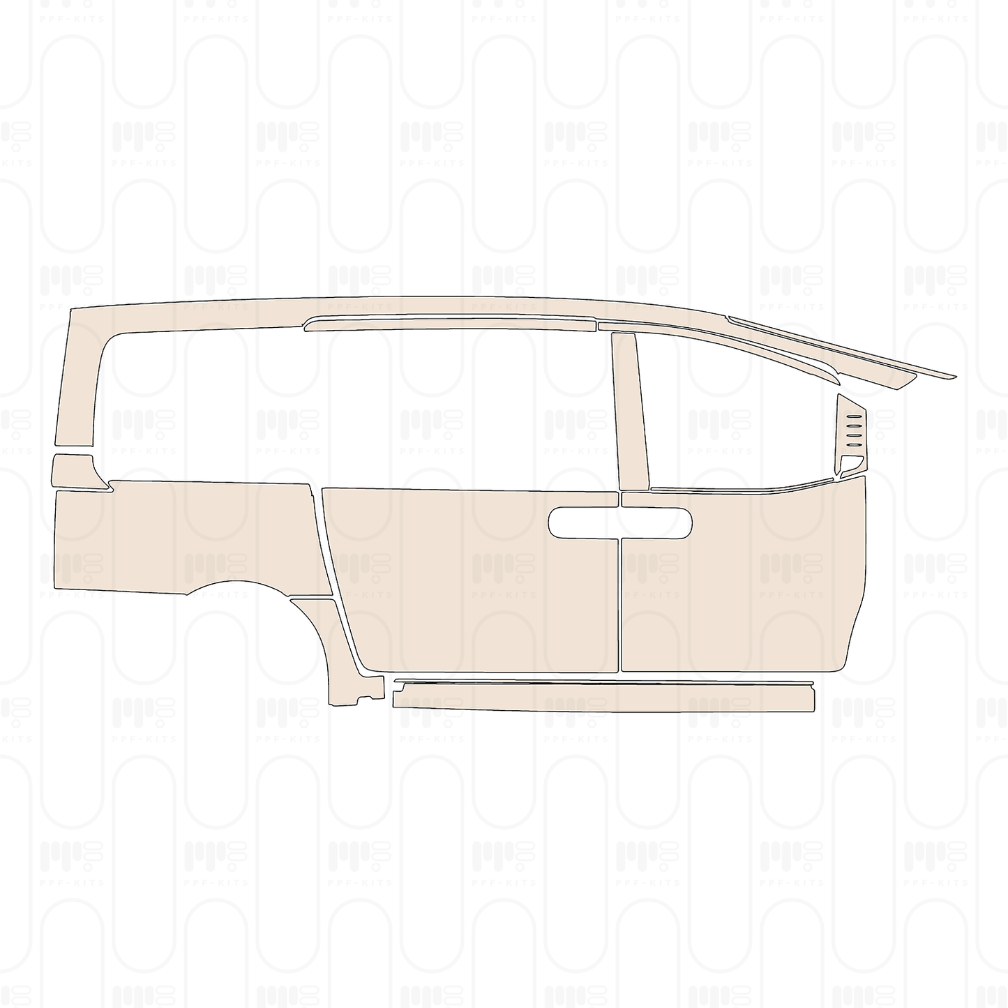 Voorgesneden PPF Hyundai Staria Base 2022