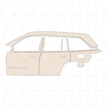 Voorgesneden PPF JEEP Grand Cherokee Grand Cherokee (2-row) Altitude 2022