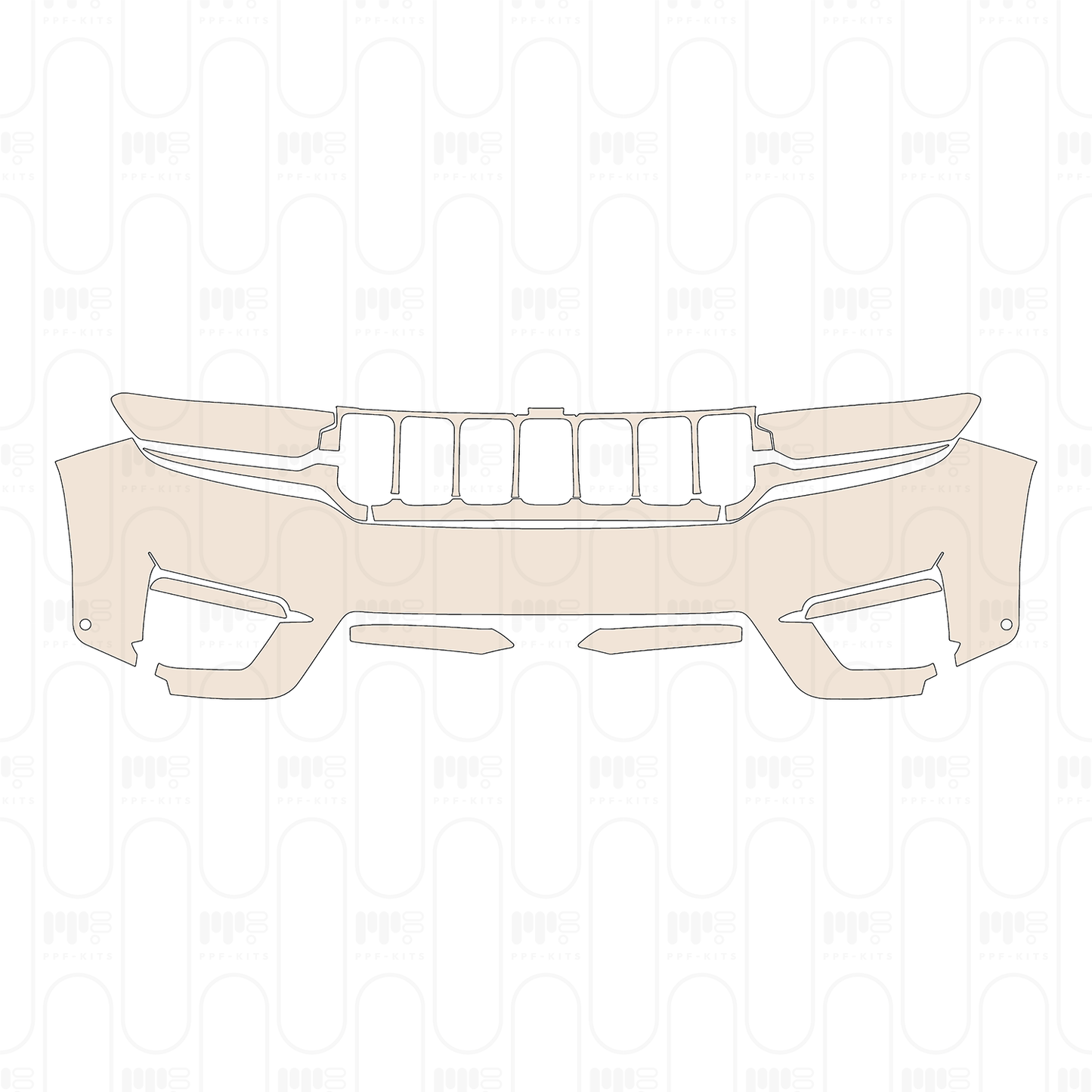 Voorgesneden PPF JEEP Grand Cherokee Grand Cherokee (2-row) Limited 2022