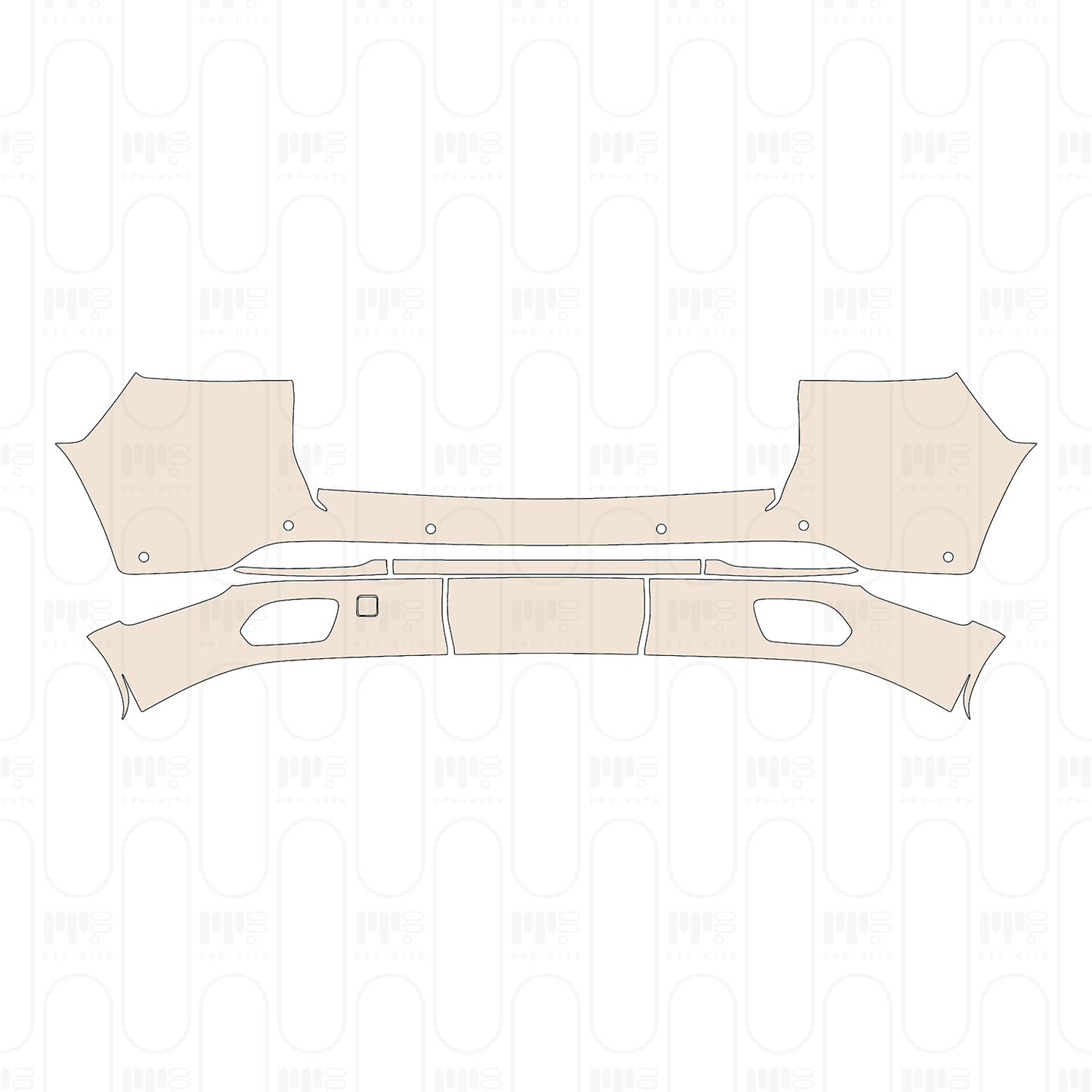 Voorgesneden PPF JEEP Grand Cherokee Grand Cherokee (2-row) Overland 2022