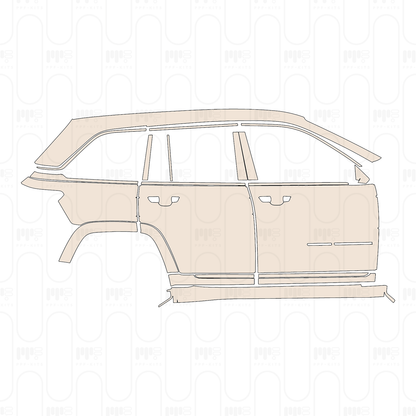 Voorgesneden PPF JEEP Grand Cherokee Grand Cherokee (2-row) Summit 2022
