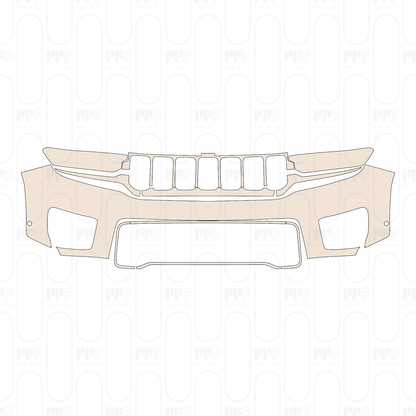 Voorgesneden PPF JEEP Grand Cherokee Grand Cherokee (2-row) Trailhawk 2022