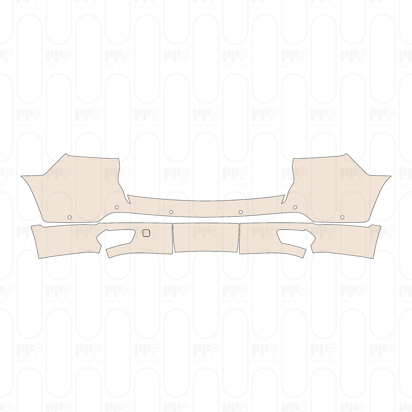 Voorgesneden PPF JEEP Grand Cherokee Grand Cherokee L (3-row) Overland 2022