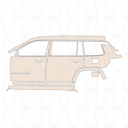 Voorgesneden PPF JEEP Grand Cherokee Grand Cherokee L (3-row) Overland 2022