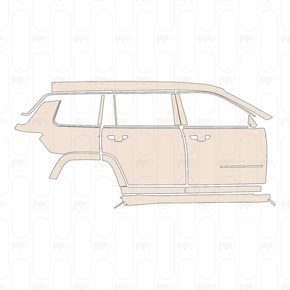 Voorgesneden PPF JEEP Grand Cherokee Grand Cherokee L (3-row) Overland 2022