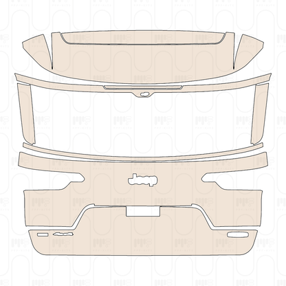 Voorgesneden PPF JEEP Grand Cherokee Grand Cherokee L (3-row) Overland 2022