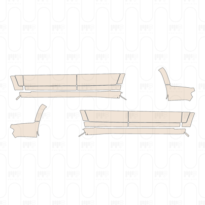 Voorgesneden PPF JEEP Grand Cherokee Grand Cherokee L (3-row) Overland 2022