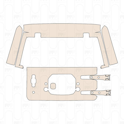Voorgesneden PPF JEEP Wrangler 2 Door Willys 2022