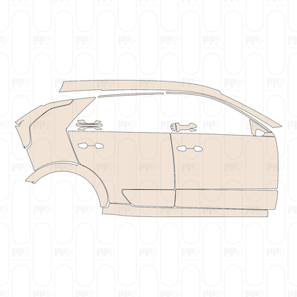 Voorgesneden PPF KIA Niro EV (US) Wind 2023