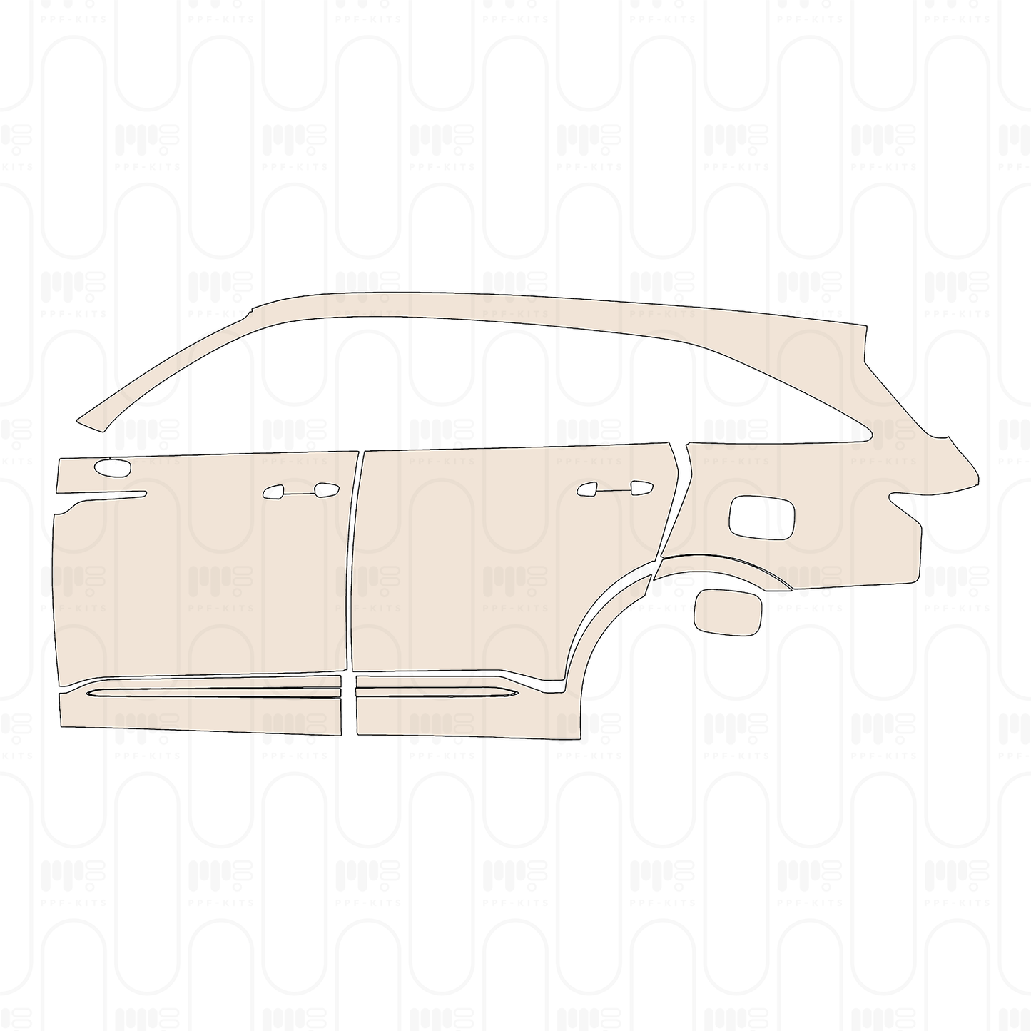Voorgesneden PPF KIA Sorento EX 2022