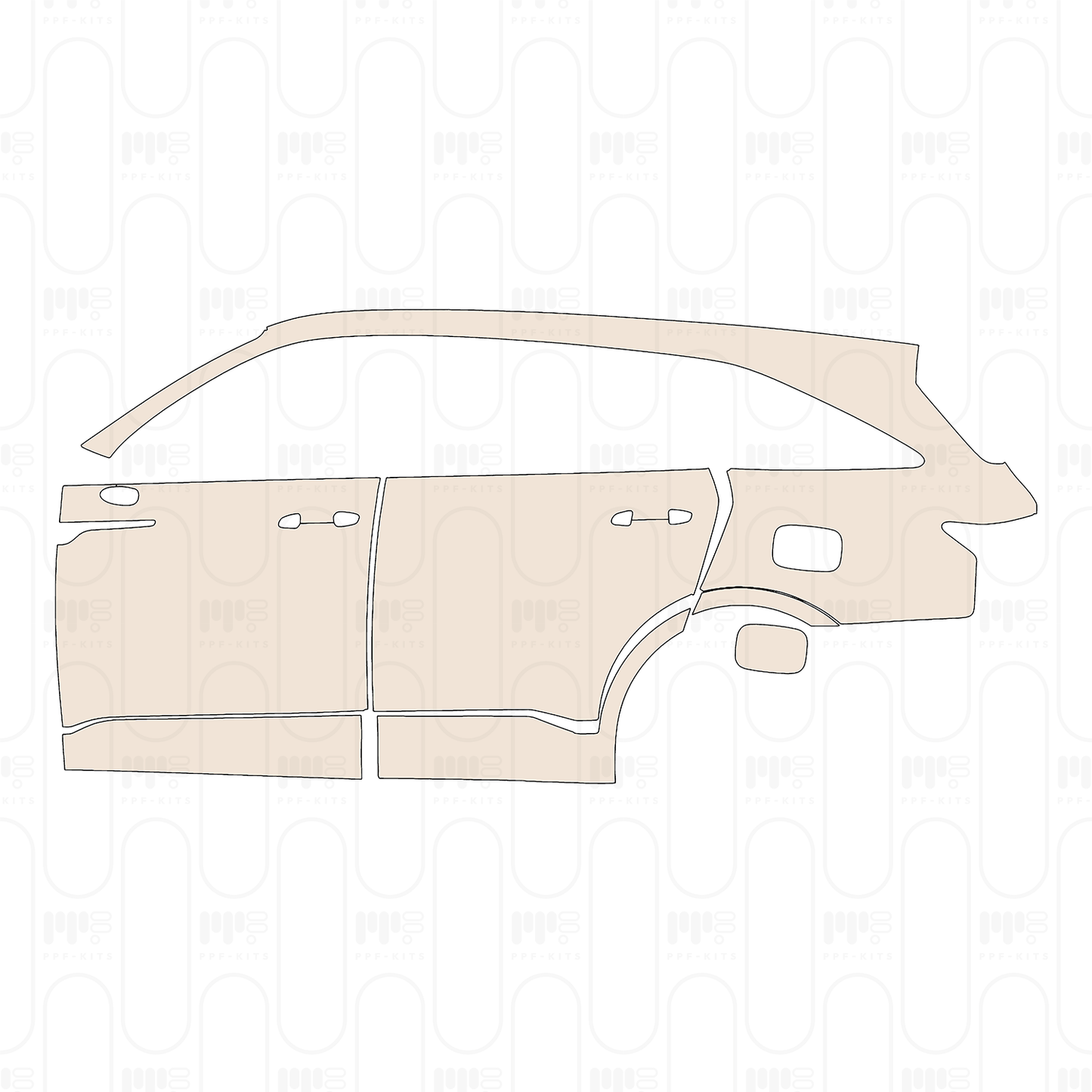 Voorgesneden PPF KIA Sorento EX 2022