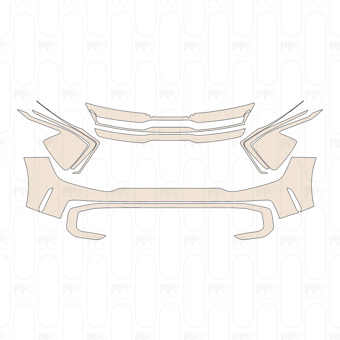 Voorgesneden PPF KIA Sportage (US) X-Pro 2025