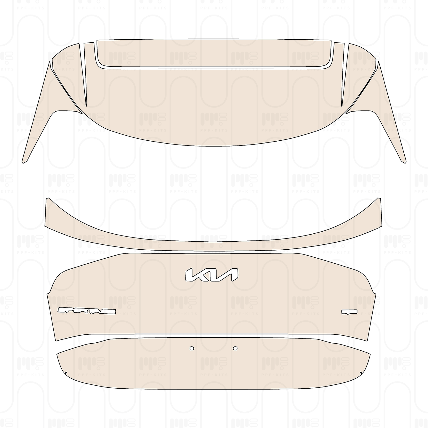 Voorgesneden PPF KIA Sportage (US) X-Pro 2025